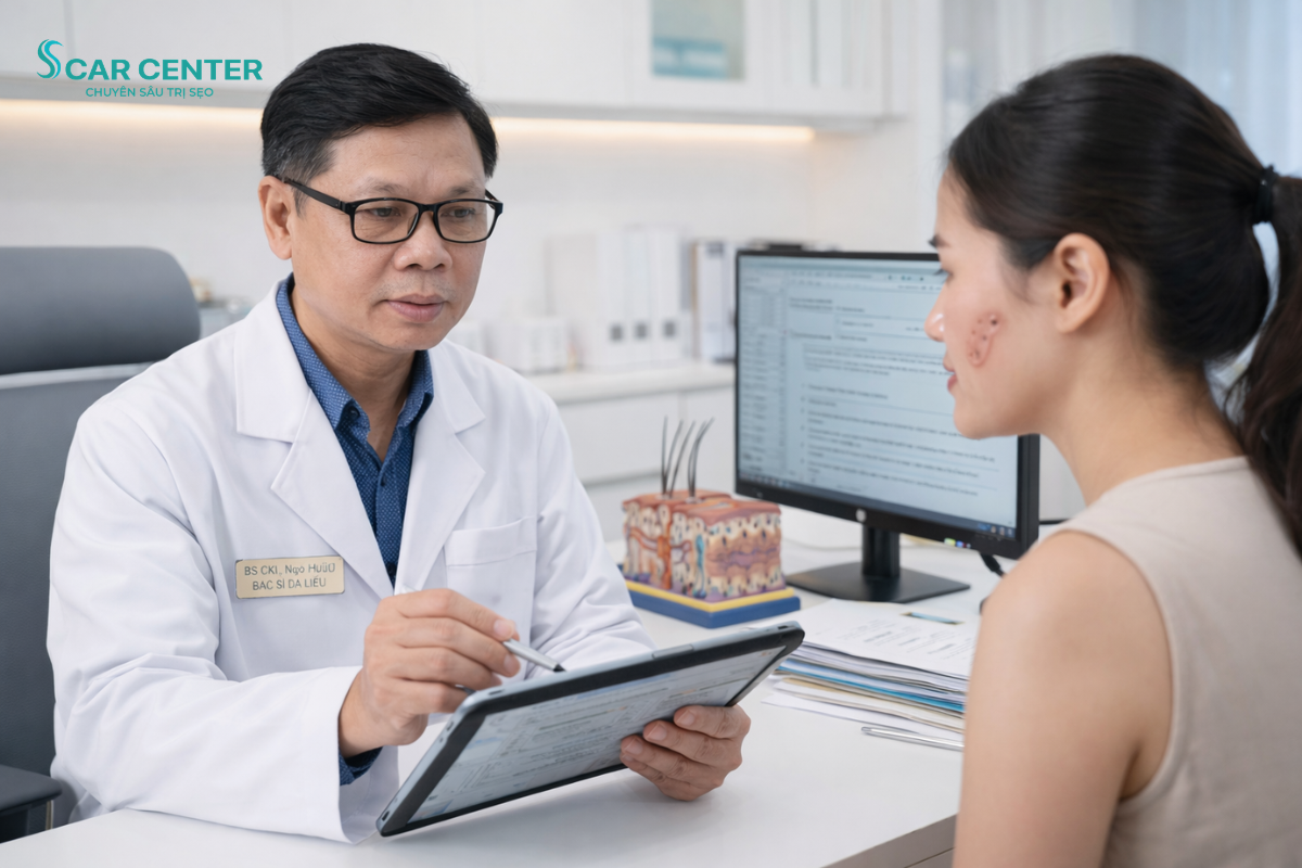 trị sẹo lồi ở đâu tốt