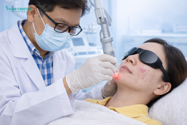 chăm sóc da sau Laser Fractional CO₂