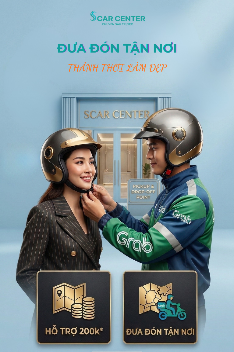 Chương trình hỗ trợ đưa đón khách hàng tại Phòng Khám Scar Center