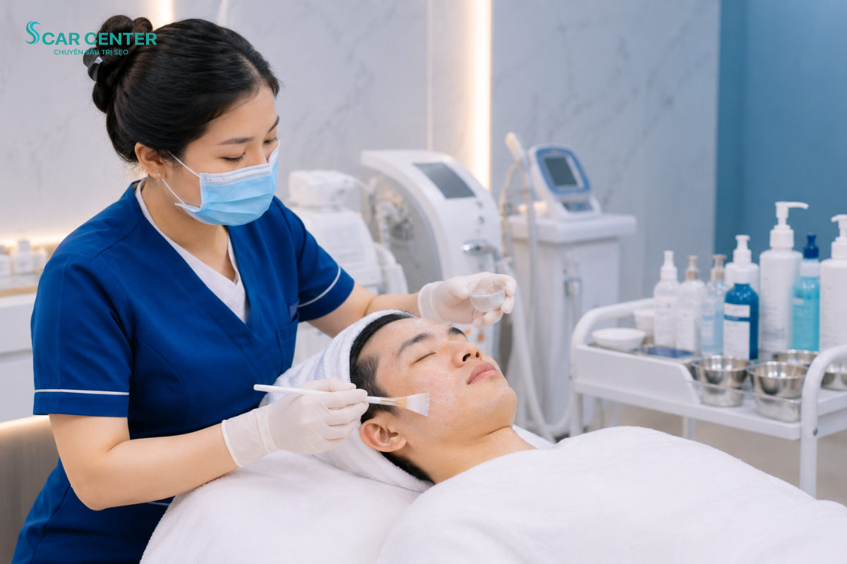 Peel điều trị da mụn: Giải pháp kiểm soát mụn hiệu quả