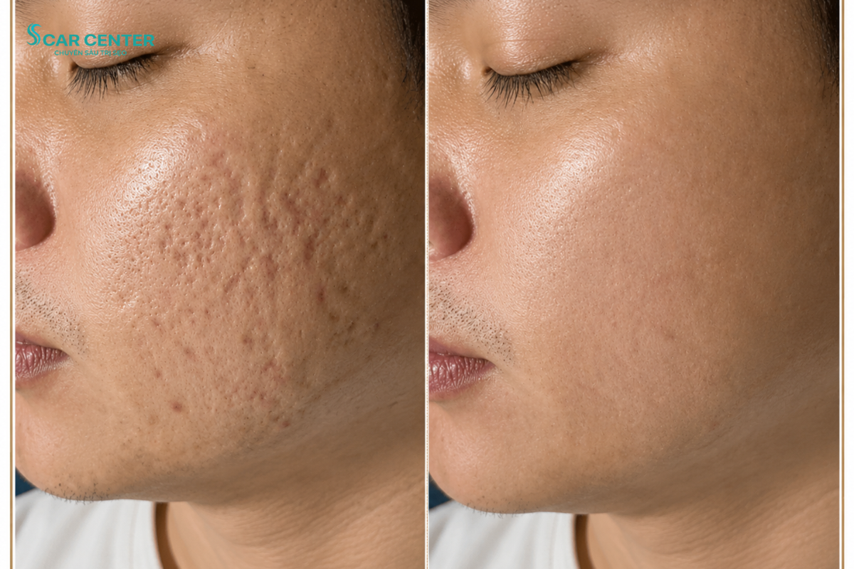 Phác đồ điều trị sẹo rỗ chuẩn y khoa tại Scar Center