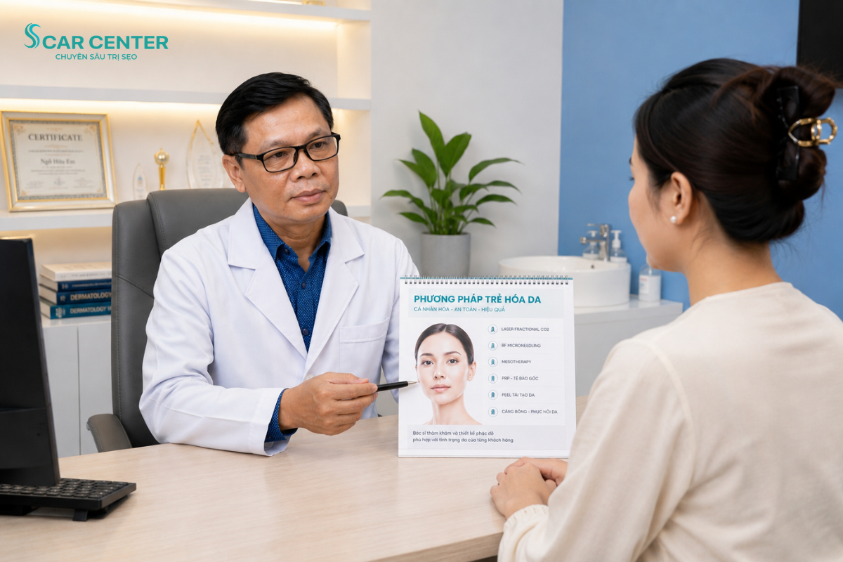 PHÁC ĐỒ TRẺ HÓA DA TẠI SCAR CENTER – GIẢI PHÁP PHỤC HỒI NỀN DA TOÀN DIỆN