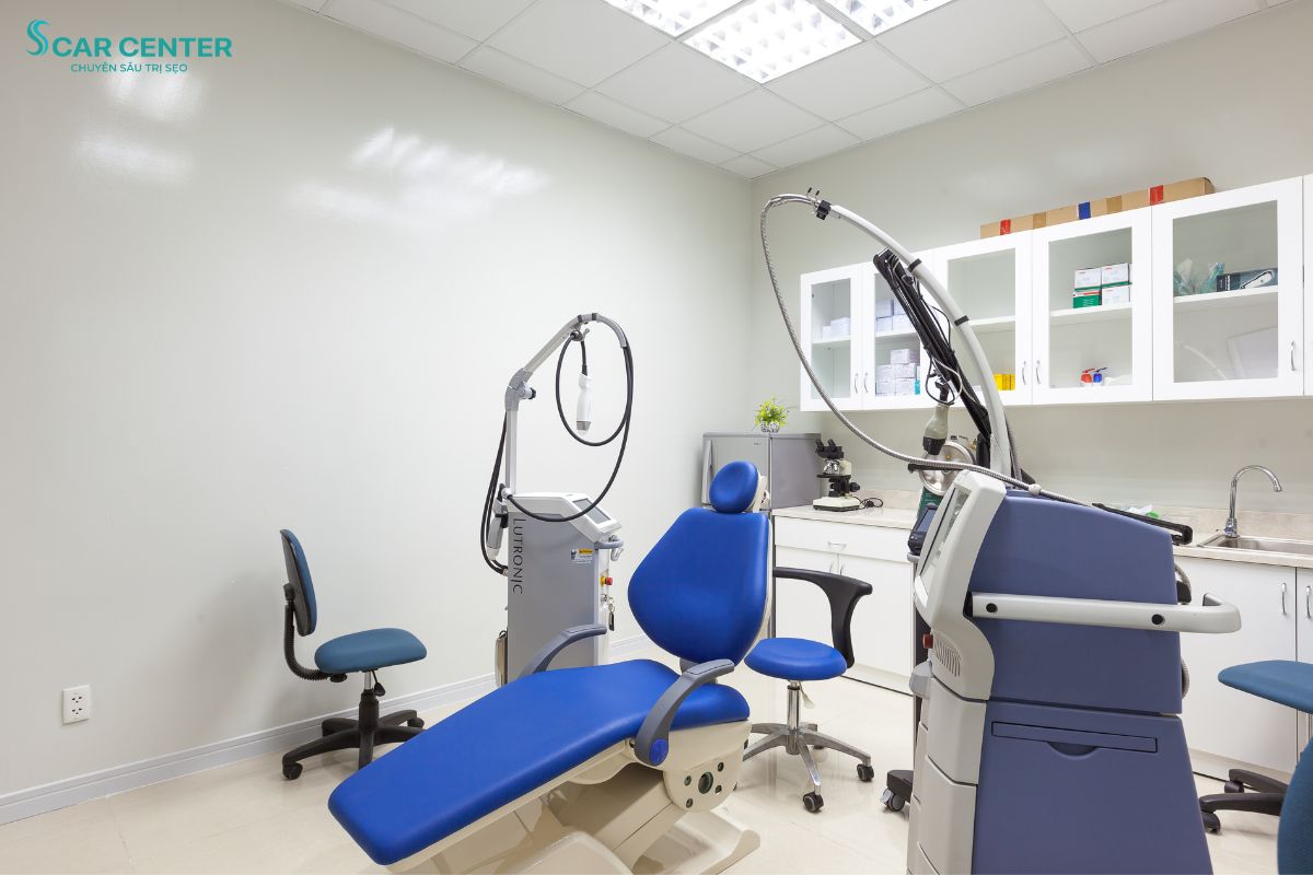 Không gian thăm khám chuẩn quốc tế và tư vấn phác đồ trị sẹo tại Stamford Skin Centre