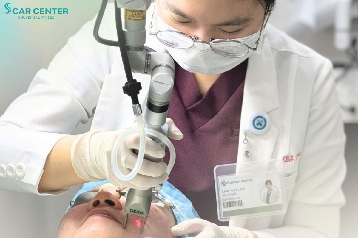 Phòng Khám Da Liễu Doctor Acnes chuyên điều trị sẹo rỗ sau mụn chuẩn Y khoa