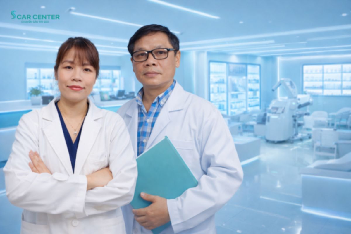 Scar Center dẫn đầu trong xử lý sẹo rỗ phức tạp nhờ phác đồ đa trị liệu chuyên sâu do Bác sĩ CKI Da liễu trực tiếp thực hiện